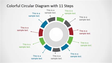 11 Steps Circular Powerpoint Diagram Slidemodel Vrogue Co