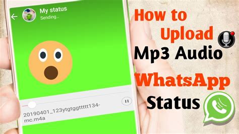 How To Upload Mp3 Audio Whatsapp Status Upload Audio Whatsapp Status
