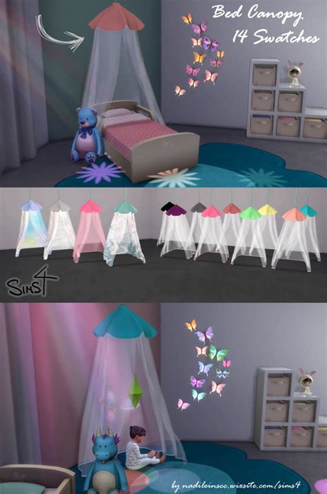 Best Sims 4 Canopy Bed Cc Mods All Free Fandomspot Parkerspot