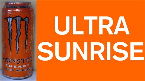 Review 17 Monster Energy Ultra Sunrise Youtube