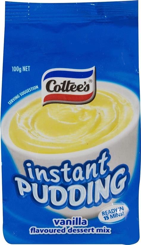Cottees Instant Vanilla Pudding Mix 100g Au Grocery