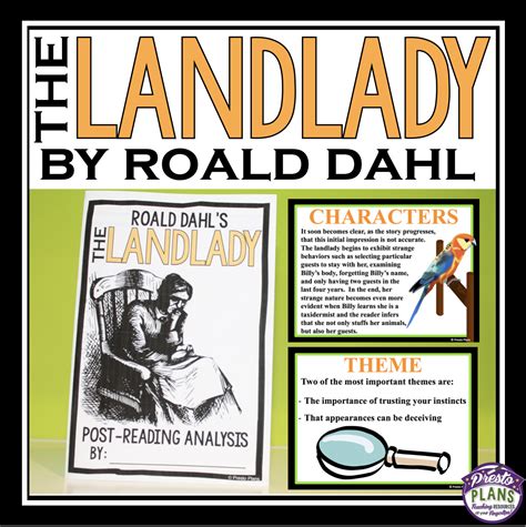 The Landlady By Roald Dahl
