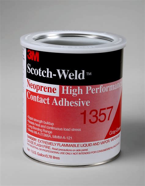 3m™ Neoprene High Performance Contact Adhesive 1357 Gray Green 1