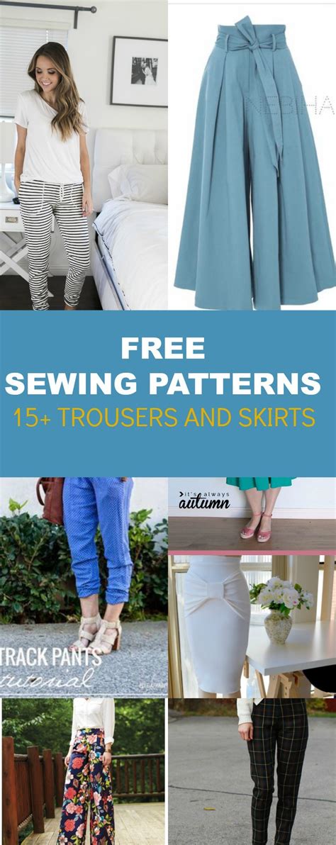 Free Pattern Alert 15 Pants And Skirts Sewing Tutorials On The