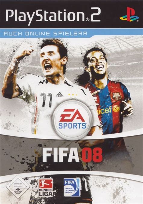 Fifa Soccer 08 2007 Playstation 2 Box Cover Art Mobygames