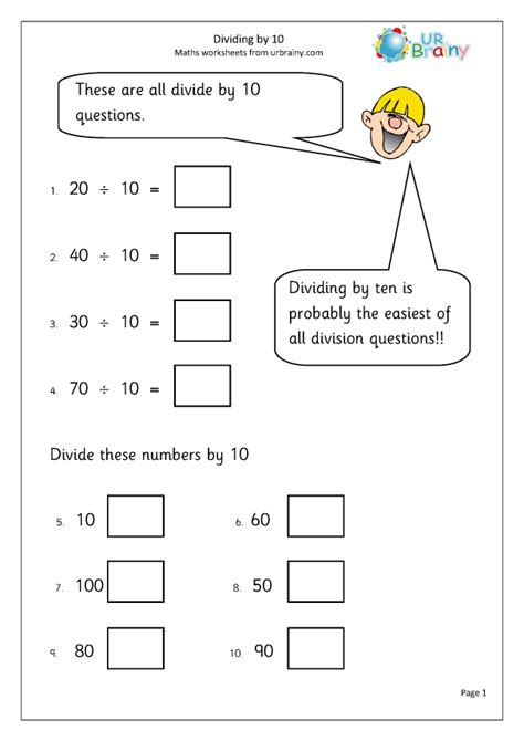 Division Worksheets Grade 1 Sharing Equally