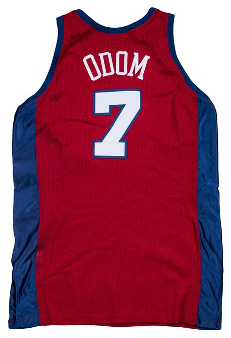 Lot Detail 2000 01 Lamar Odom Game Used Los Angeles Clippers Road Jersey