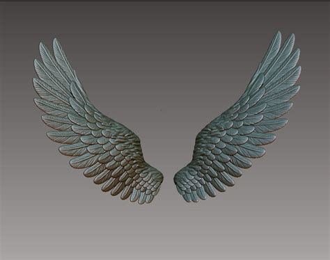 3d Wings 3d Print Model Cgtrader