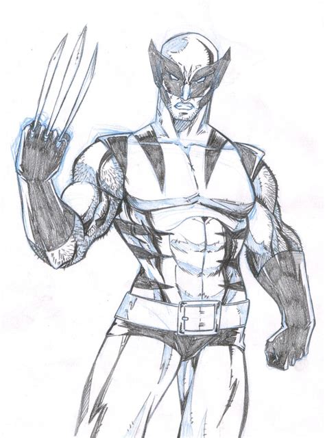 Wolverine Lineart By Salo Art On Deviantart