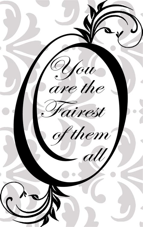 Mirror Mirror On The Wall You Are The Fairest Of Them All Vinyl Decal