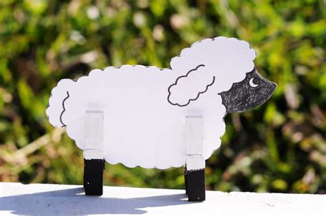 Clothespin Farm Animals Kids Crafts Fun Craft Ideas