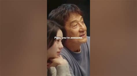 Jackie Chan Crying While Watching His Old Stunts With His Daughter720p