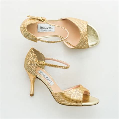 exclusive comme il faut tango shoes reptil dorado 7cm tango shoes heels shoes