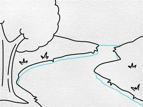 How To Draw A River Helloartsy