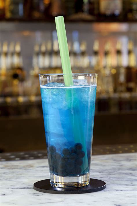 Blue Cocktails Are Coming Back And They Are Delicious Bubble Tea