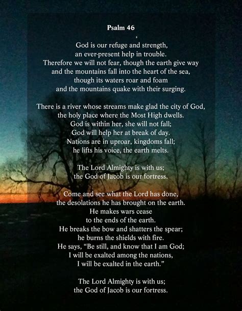 Lenten Reflection: Psalm 46 – Canadian Baptists of Ontario and Quebec ...