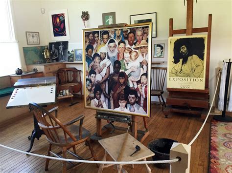 Tour Norman Rockwells Studio At The Norman Rockwell Museum In