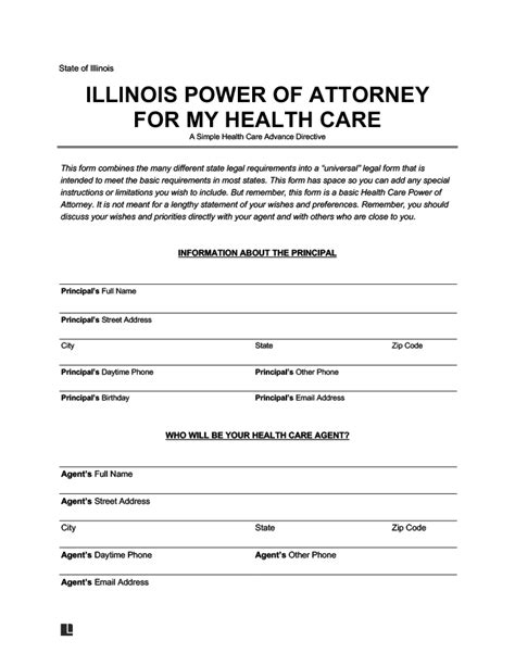 Illinois Power Of Attorney For Health Care