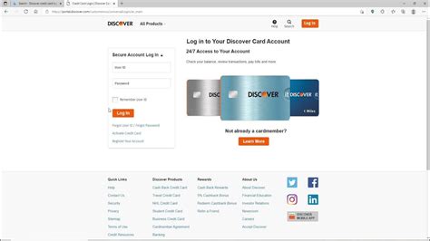 How To Login Discover Credit Card Account Online 2022