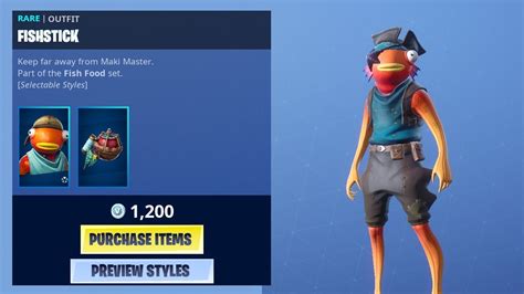 New Fishstick Pirate And Skyglass Emote Fortnite Item Shop 28th