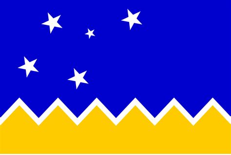 Flag Of The Xii Region Of Magellan And Chilean Antarctica Chile R