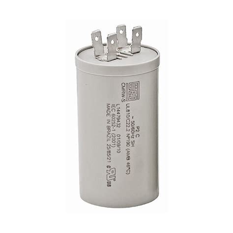 Capacitor Permanente Weg Cmlw 2uf 400v Duplo 2400d Kimotor