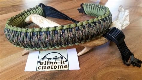 Adjustable Gun Sling Double Cobra Weave Slingit Customs