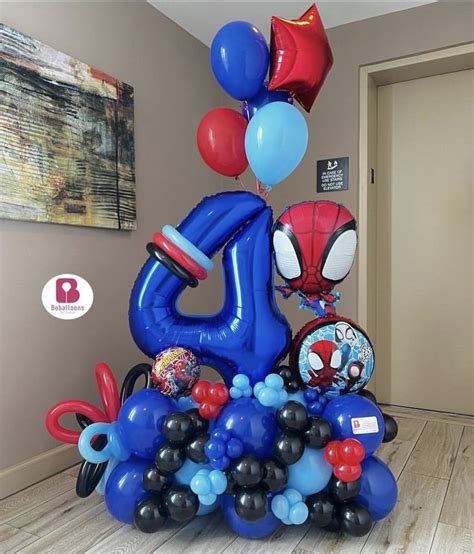 Spiderman Theme Balloon Arch Artofit