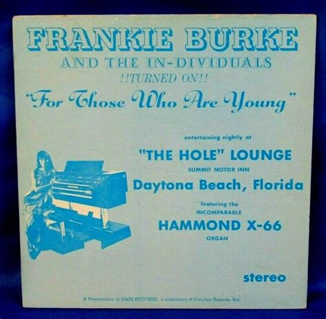 Rare Florida Breaks Lounge Lp Frankie Burke For Those Who Are Young