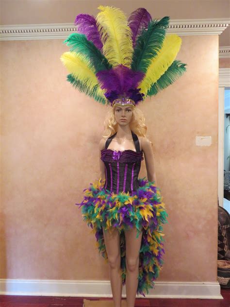 Mardi Gras Dress Circus Ring Leader Jester Clown Showgirl Costume