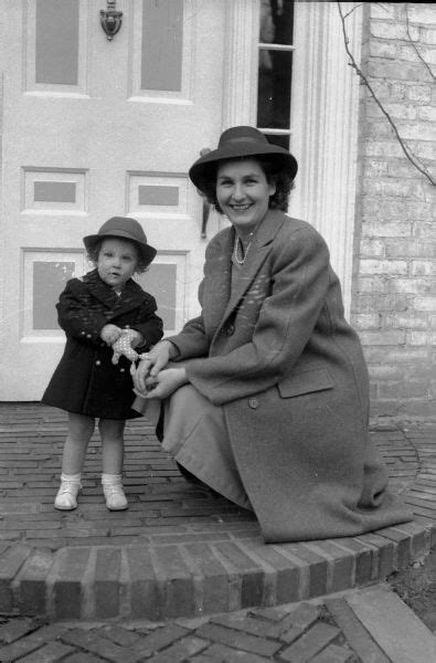 Edna Krieger And Daughter Photograph Wisconsin Historical Society