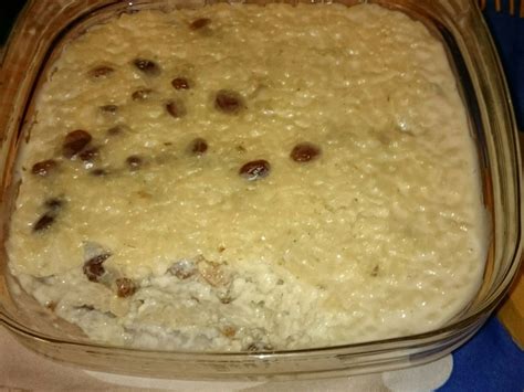 Gâteau de riz aux raisins Recette de Gâteau de riz aux raisins