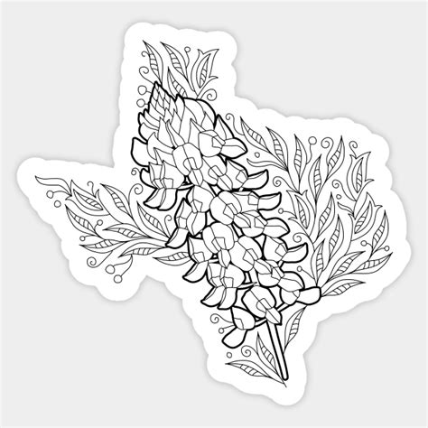 50 New Image Bluebonnet Flower Coloring Page Flowers Texas Coloring
