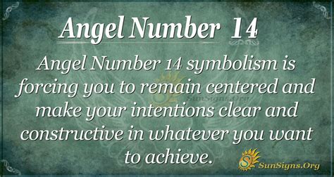 Angel Number 14 Meaning Symbol Of Constant Changes Sunsignsorg