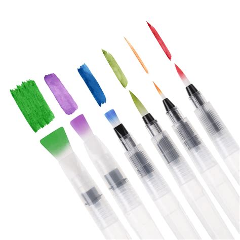 Buy Mr Pen Watercolor Brush Pens 6 Pcs Water Brush Pens For