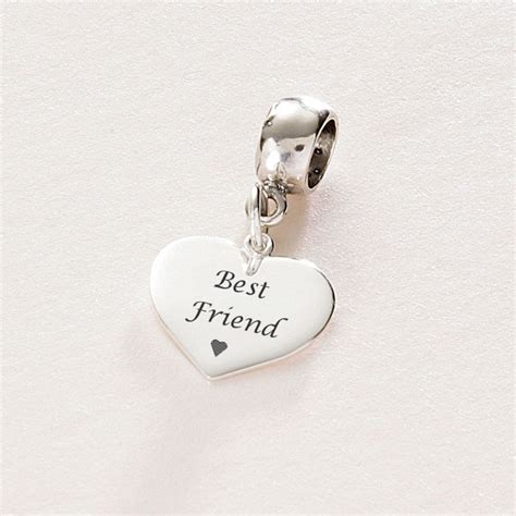 Friends are family dangle charm $40.00 798825c00 $30.00 $375.00 best seller love you mum infinity. Best Friend sterling silver heart charm fits Pandora ...