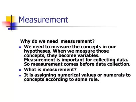 Ppt Measurement Powerpoint Presentation Free Download Id5167530