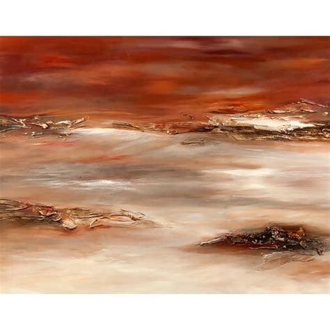 Ptm Images Earth Tone Abstract Painting Print On Wrapped Canvas Wayfair