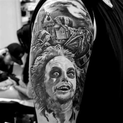 50 Beetlejuice Tattoo Designs For Men Movie Ink Ideas