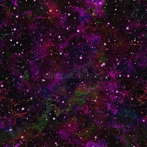 Abstract Violet Universe Purple Nebula Starry Sky Magenta Outer Space