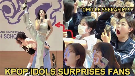 When Kpop Idols Surprises Their Fans Youtube