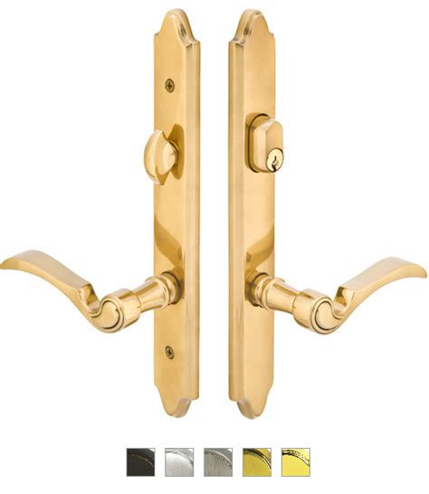Emtek Door Configuration 4 Brass Concord Style Multi Point Trim For