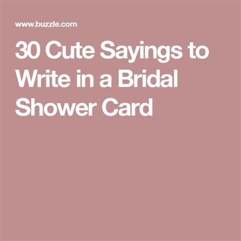 Informal accepting of invitation sample 2. 30 Cute Sayings to Write in a Bridal Shower Card | Wedding ...