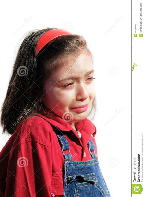 Little Sad Girl Is Crying Stock Photography Image 9698802