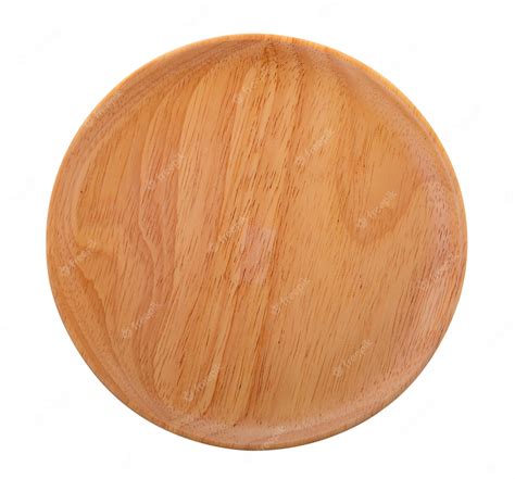 Premium Photo Wood Plate
