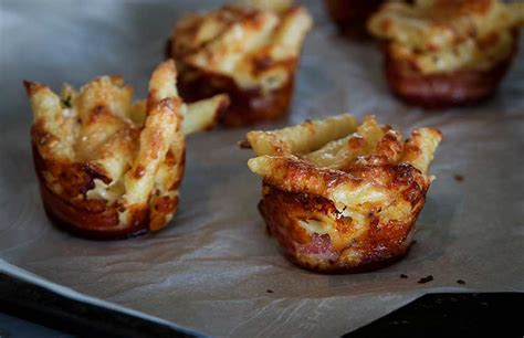 Bacon Wrapped Mac And Cheese Cups Something New For Dinner