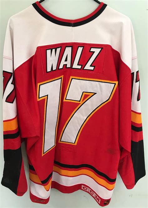 Wes Walz Calgary Flames 1994 95 Christophers Gamers
