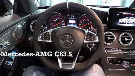 2017 Mercedes Amg C63 S Coupe Interior Review Youtube