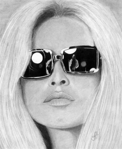 Drawing Brigitte Bardot By Lovely Little Gun Ourartcorner