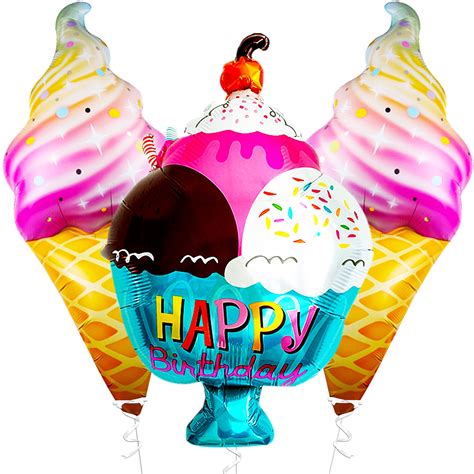Buy Huge 37 Inch Ice Cream Balloon Ice Cream Party Decorations Ice